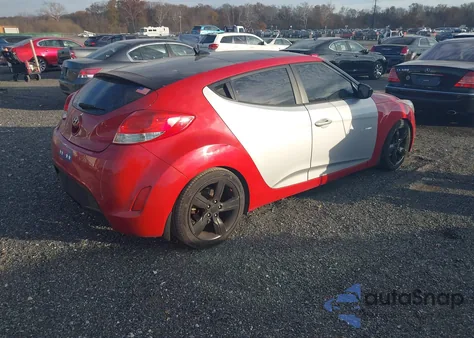 2014 Hyundai Veloster Base W/Gray (A6) from USA, damaged, VIN KMHTC6ADXEU183184